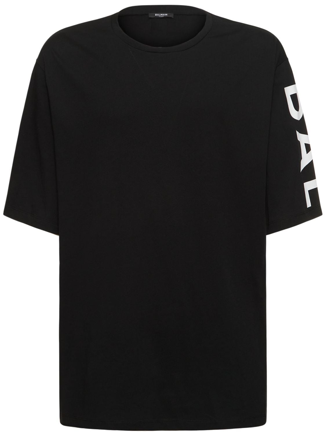 Hombre Camiseta Oversize Con Logo Estampado / Xs - BALMAIN - Modalova