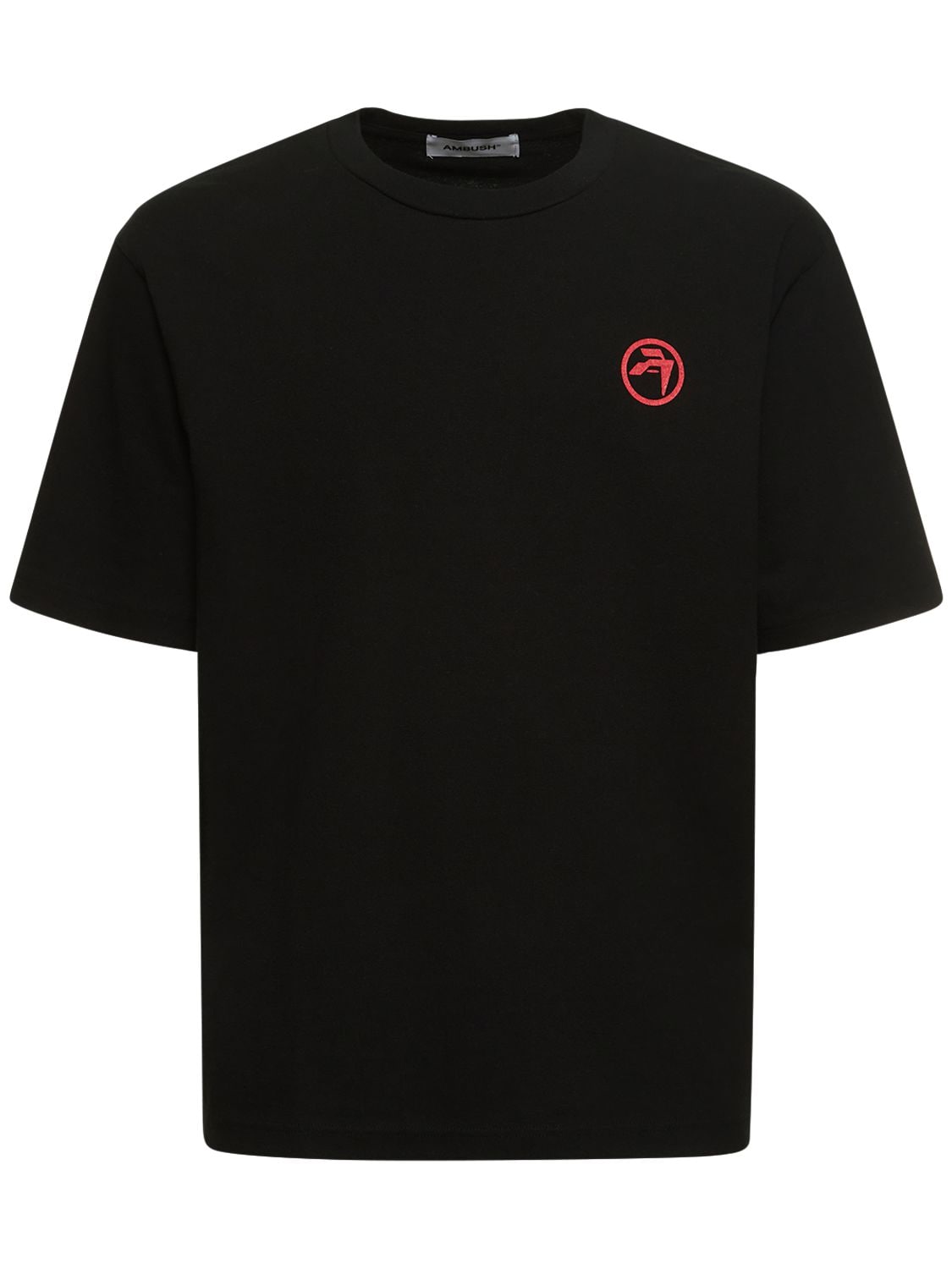 Logo Embroidery Oversize Cotton T-shirt - AMBUSH - Modalova
