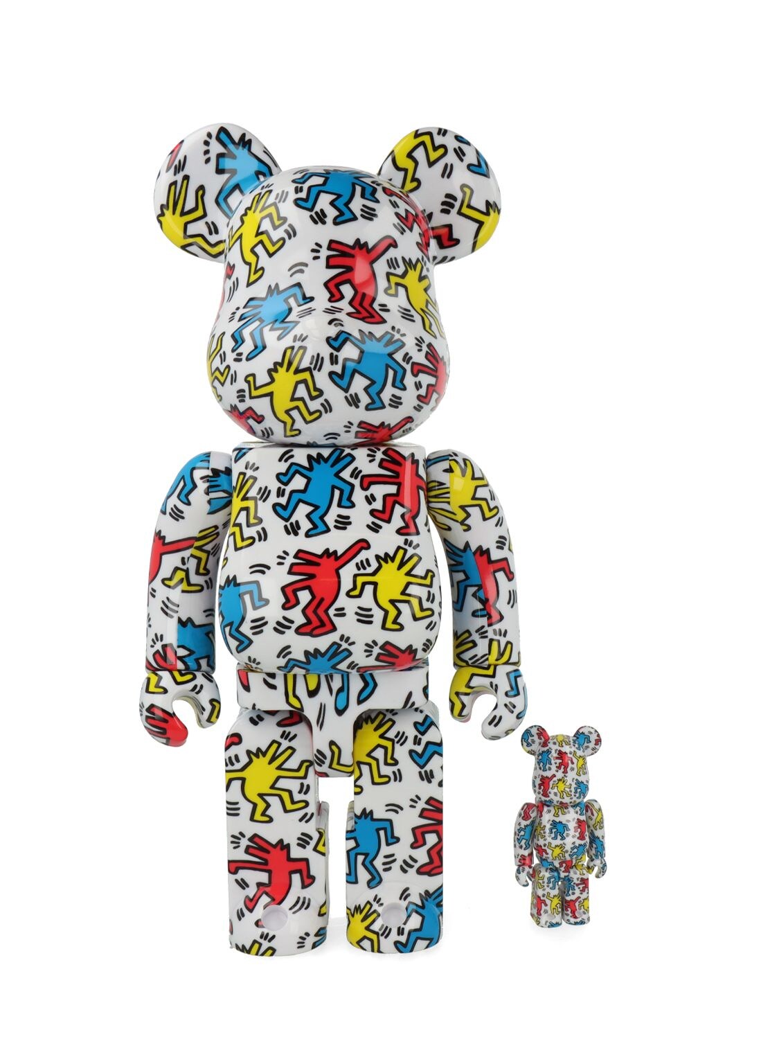 Set Of 2 Bearbrick Keith Haring 9 Toys - MEDICOM TOY - Modalova