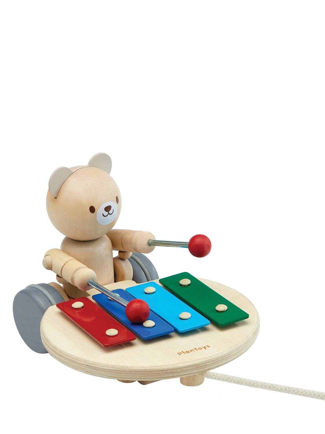Musical Bear Pull-along Toy - PLANTOYS - Modalova