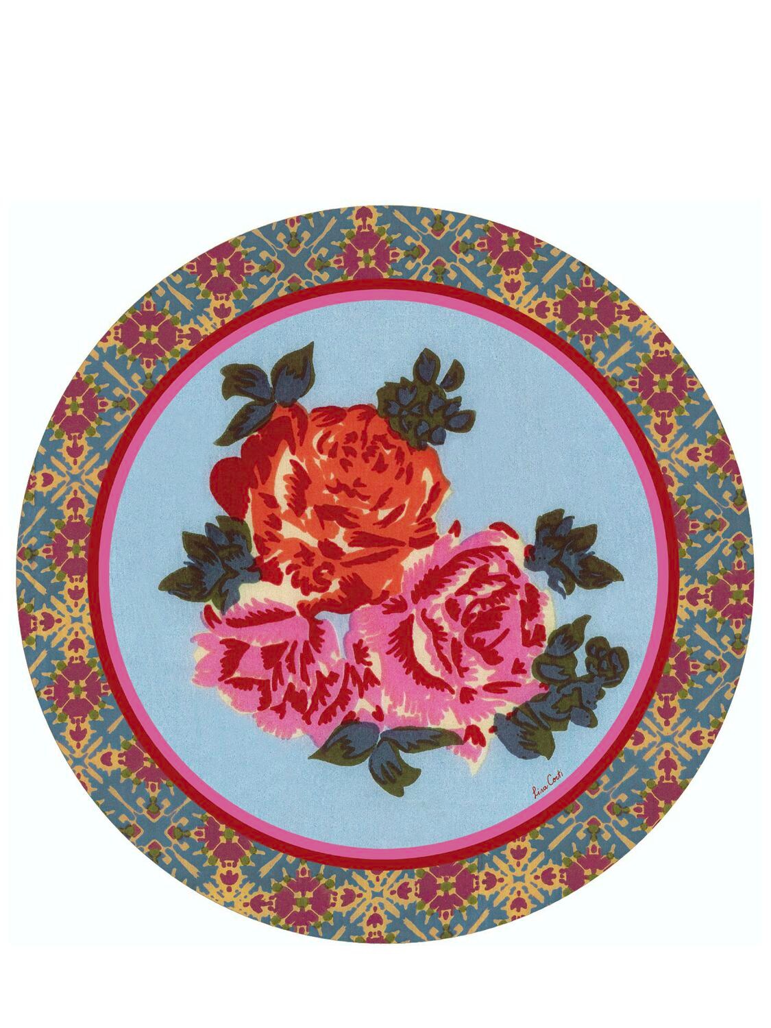 Tischset In Hellblau „naga Garden“ - LISA CORTI - Modalova