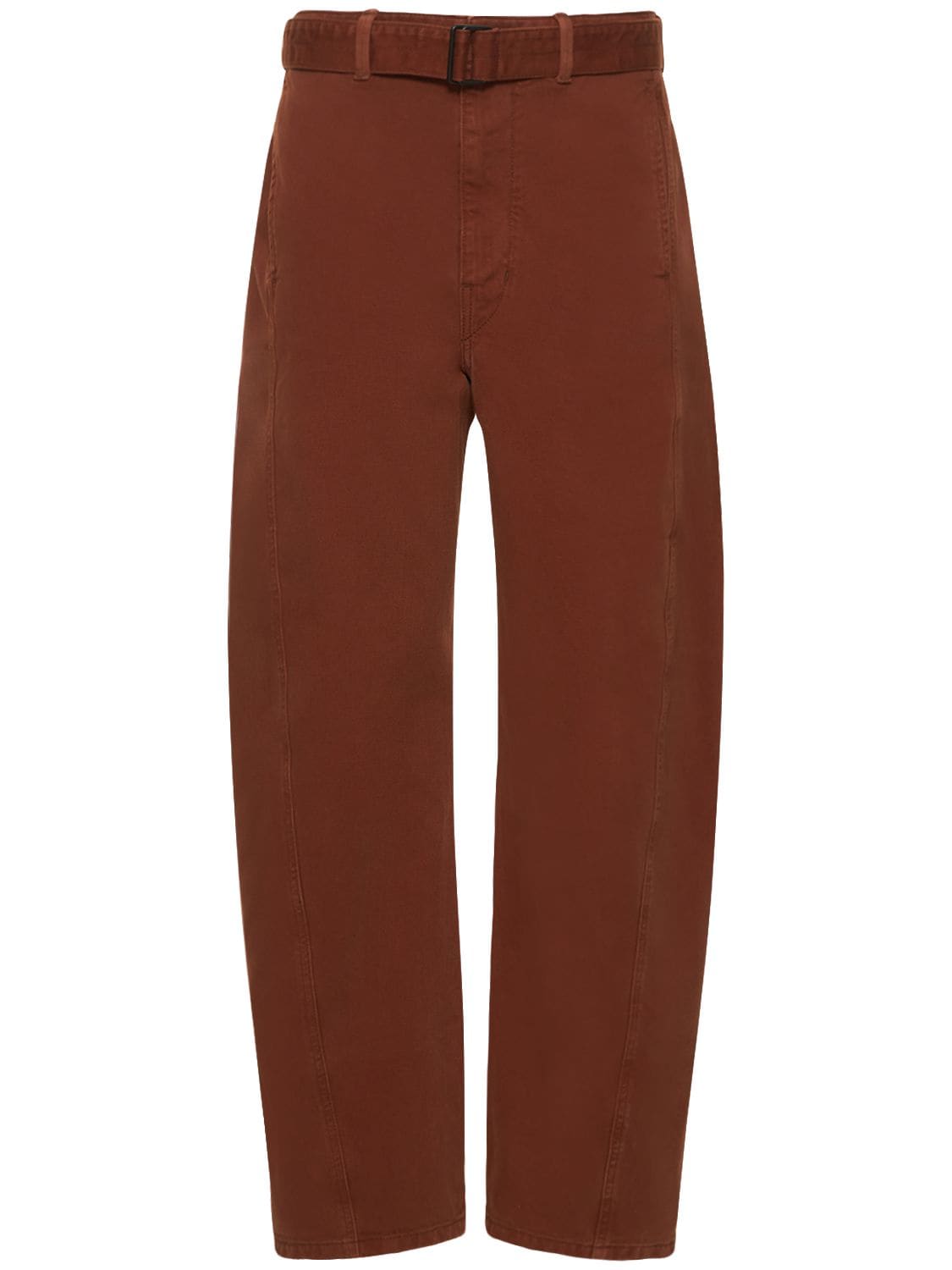 Twisted Belted Cotton Pants - LEMAIRE - Modalova