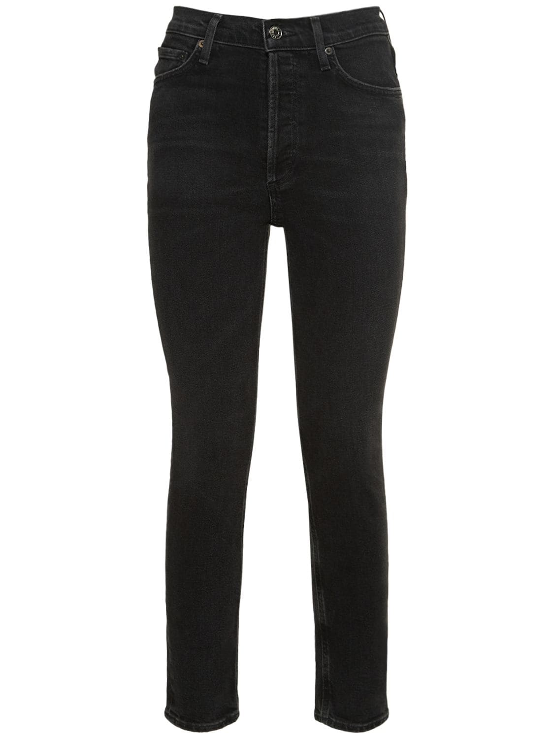 Mujer Jeans De Algodón Stretch Con Cintura Alta 24 - AGOLDE - Modalova