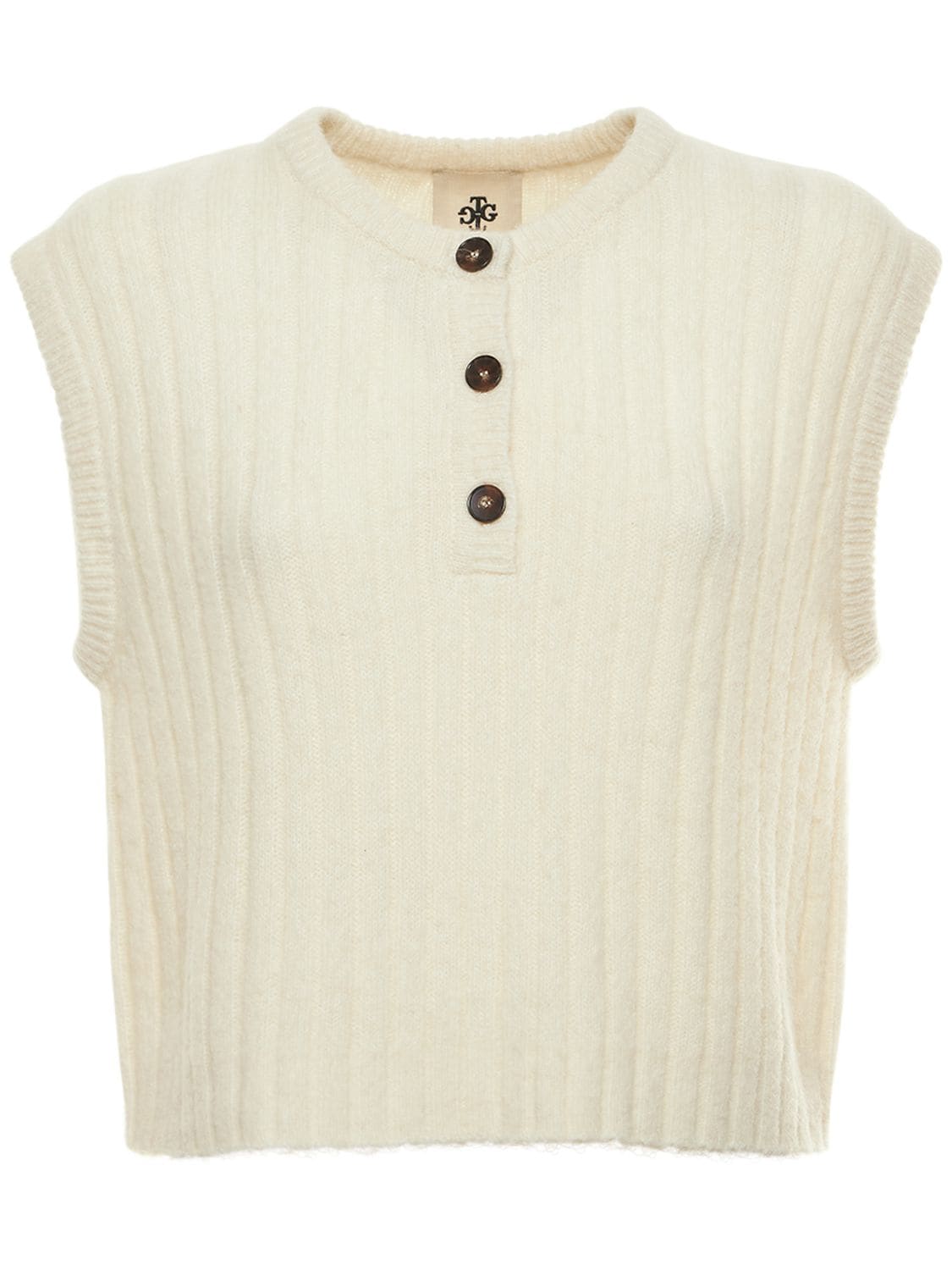 Verbier Buttoned Wool Blend Vest - THE GARMENT - Modalova