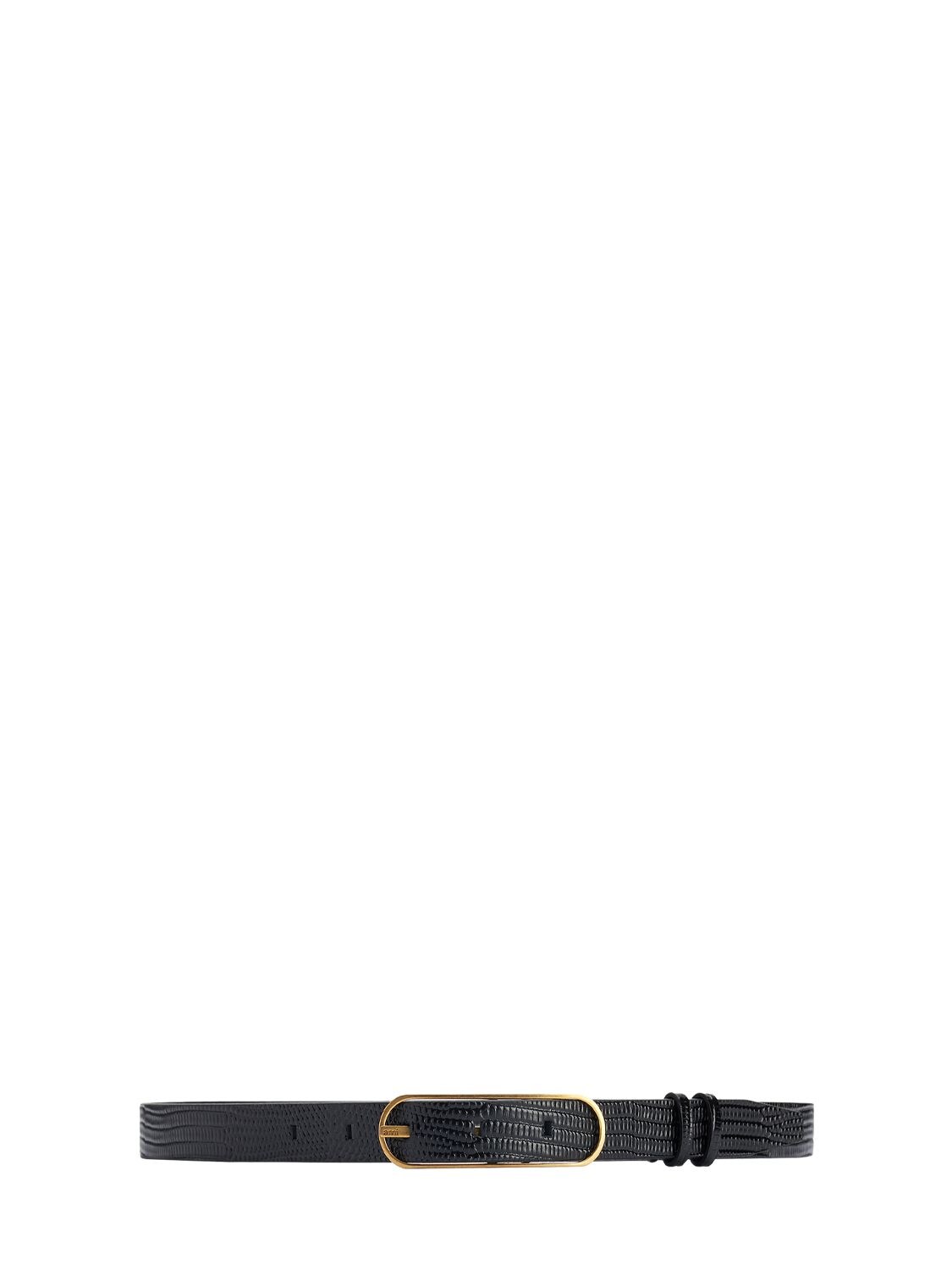 Mujer Cinturón De Piel 20mm 70 - AMI PARIS - Modalova