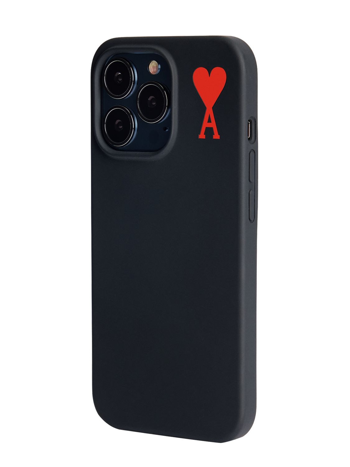 Iphone 14 Pro Silicone Case - AMI PARIS - Modalova
