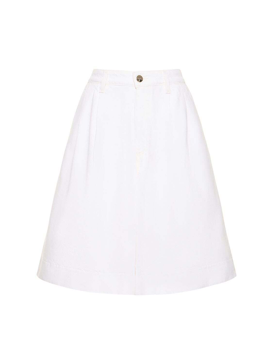 The Scout Pleated Wide Leg Shorts - GOLDSIGN - Modalova