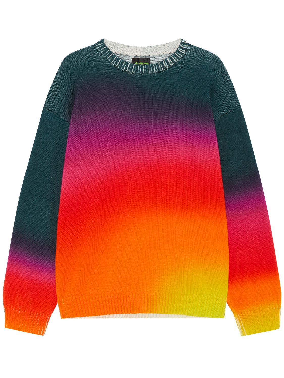 Degradé Cotton Knit Sweater - AGR - Modalova