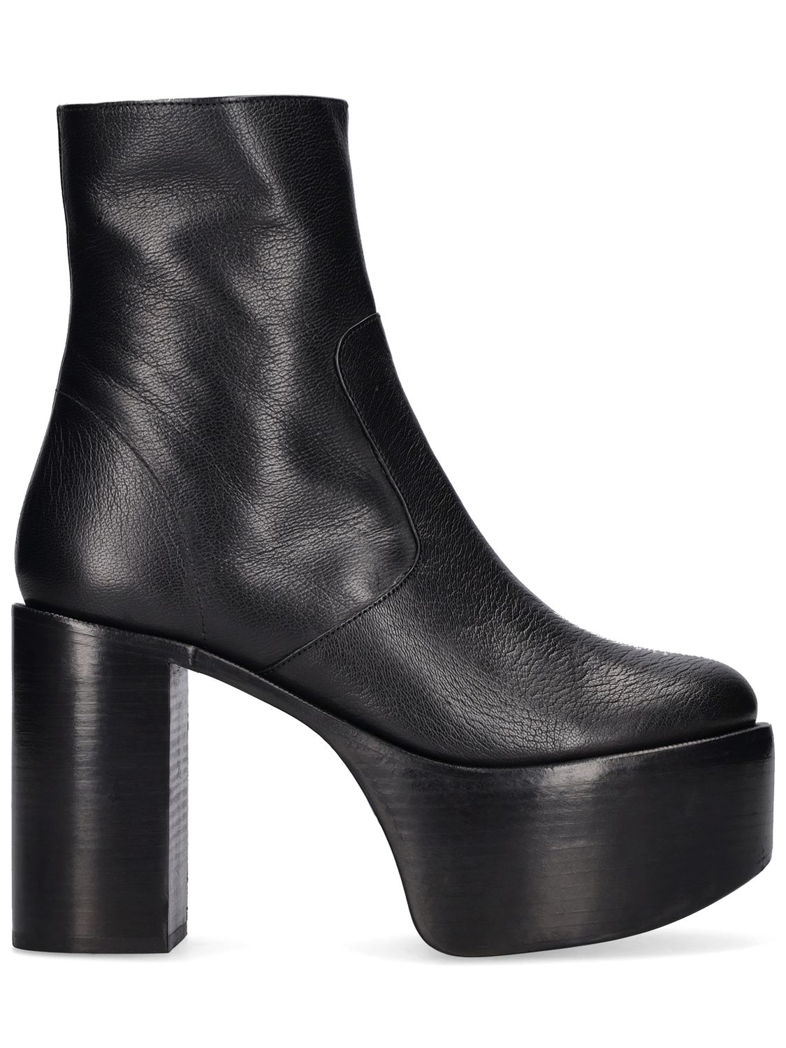 Mm High Raid Leather Ankle Boots - SIMON MILLER - Modalova