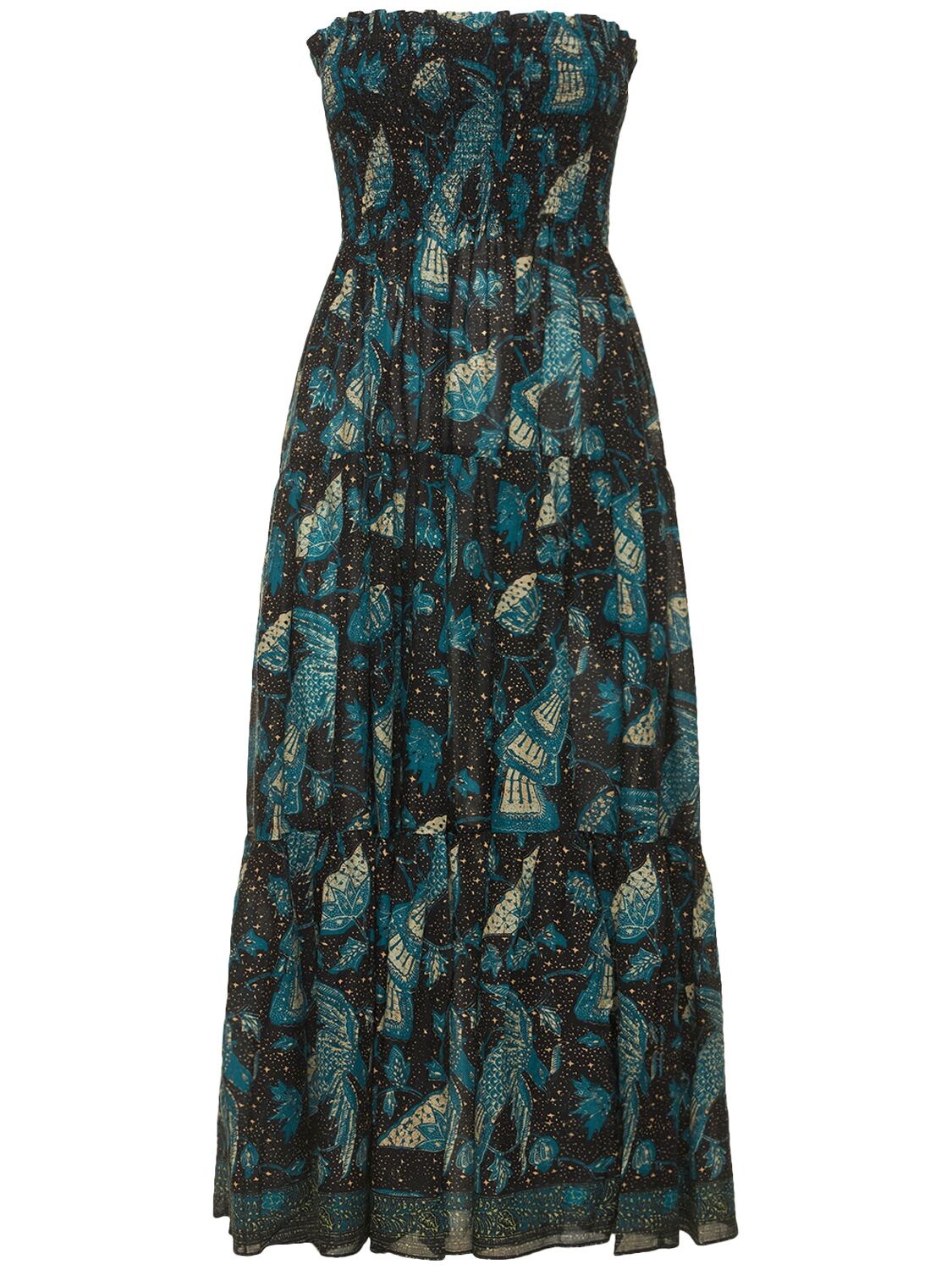 Langes Kleid Aus Baumwolle Und Viskose „lucca“ - ULLA JOHNSON - Modalova