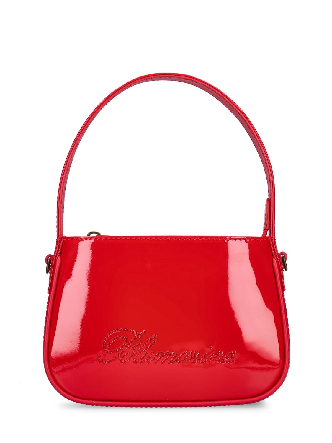 Small Patent Leather Top Handle Bag - BLUMARINE - Modalova