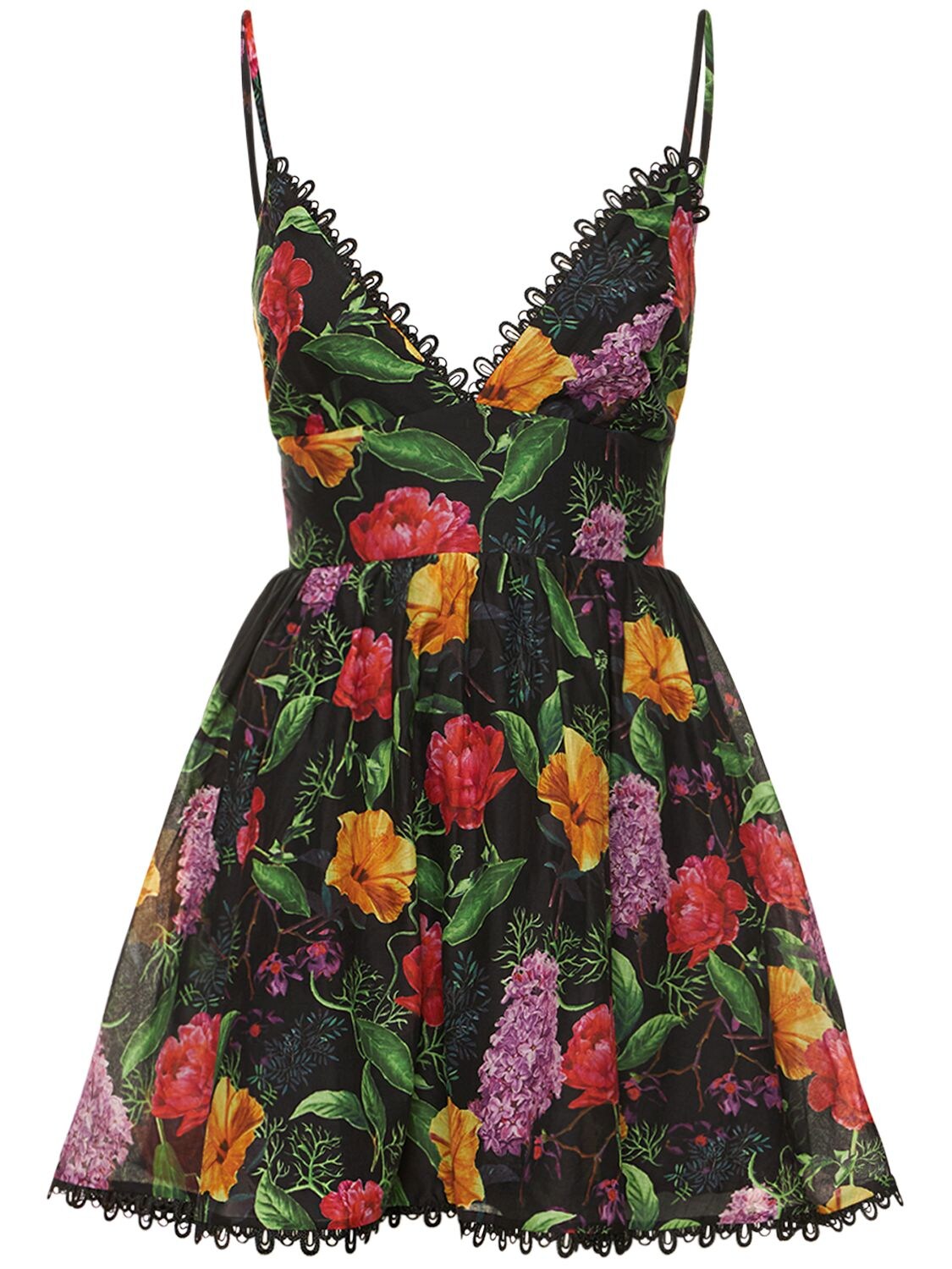 Issya Printed Cotton Blend Mini Dress - CHARO RUIZ - Modalova