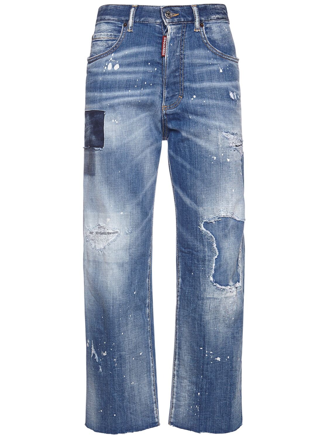 Mujer Jeans Rectos Lavados 34 - DSQUARED2 - Modalova