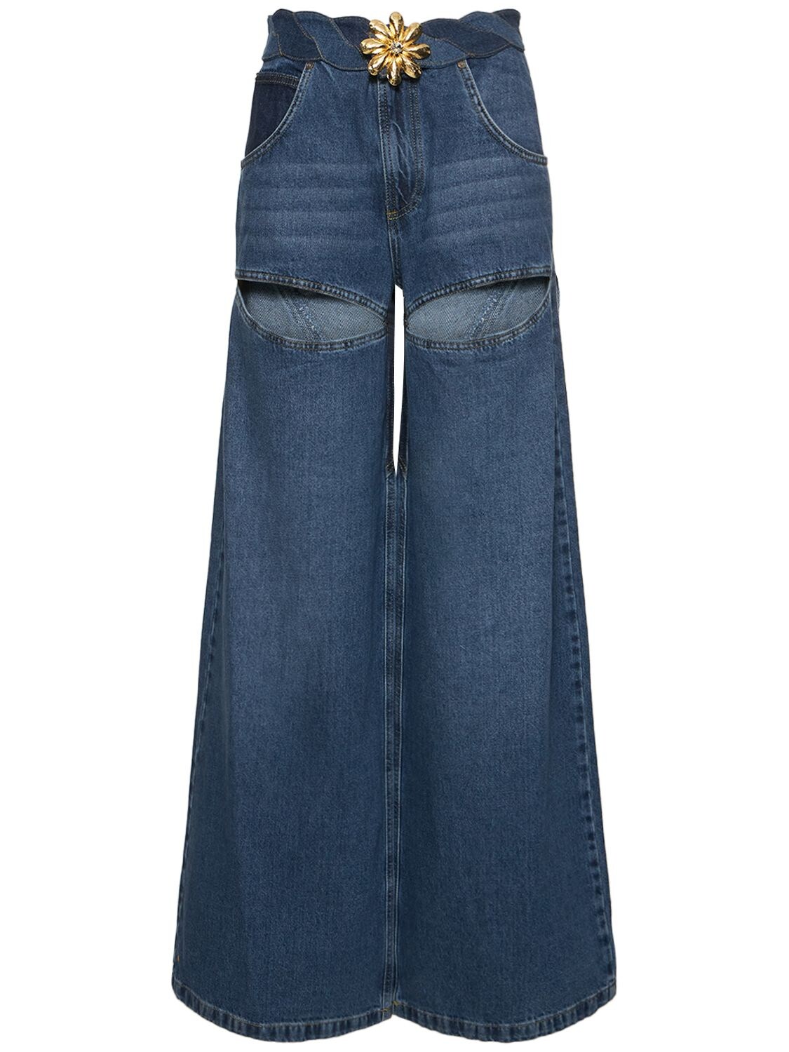 Mujer Jeans Anchos De Algodón 25 - AREA - Modalova