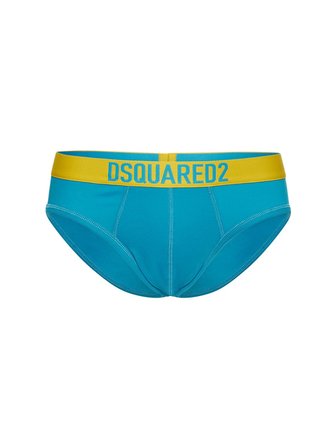 Dsquared Logo Jersey Briefs - DSQUARED2 UNDERWEAR - Modalova