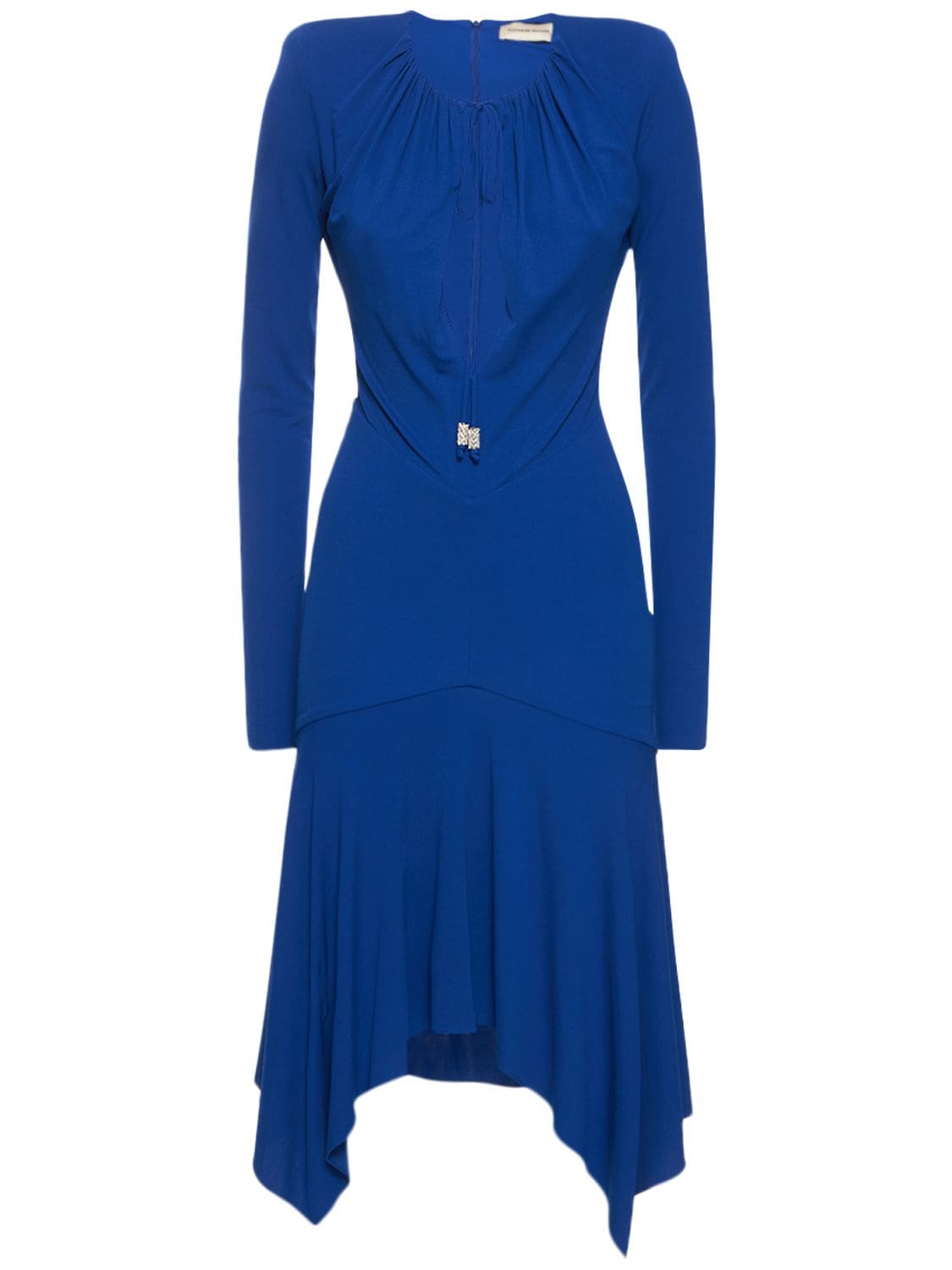 Jersey Long Sleeve Midi Dress - ALEXANDRE VAUTHIER - Modalova