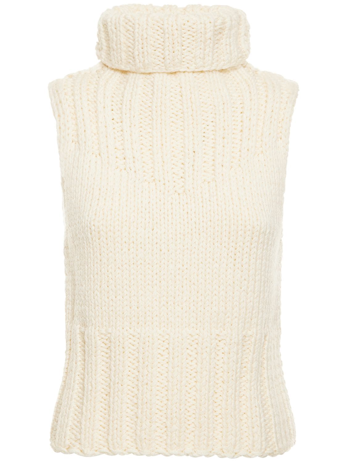 Hand-knitted Wool Vest - TOTEME - Modalova