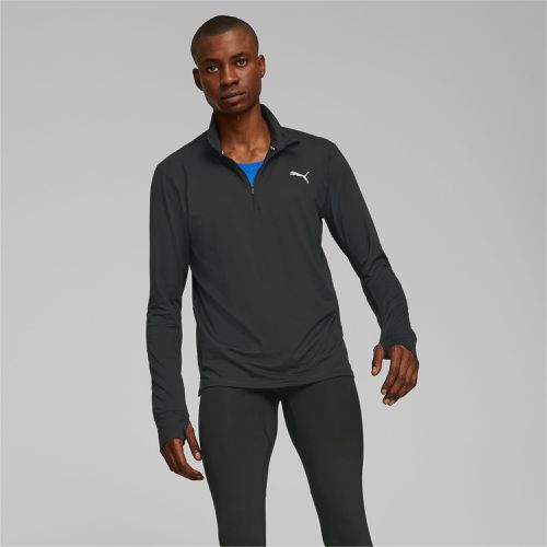 Camiseta de Running Run Favourite con Cremallera de Un Cuarto Para Hombre - PUMA - Modalova