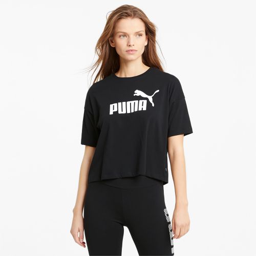 T-Shirt corta con logo Essentials donna, /Altro - PUMA - Modalova