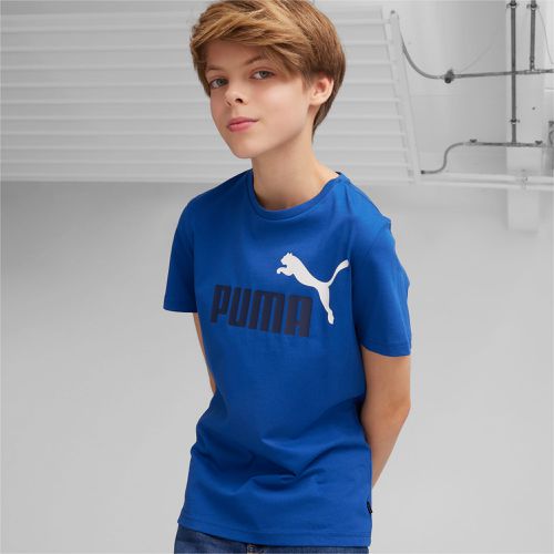 Camiseta Essentials+ Logo Bicolor Juvenil - PUMA - Modalova
