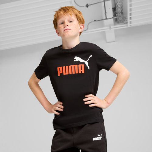 Camiseta Essentials+ Logo Bicolor Juvenil, / - PUMA - Modalova