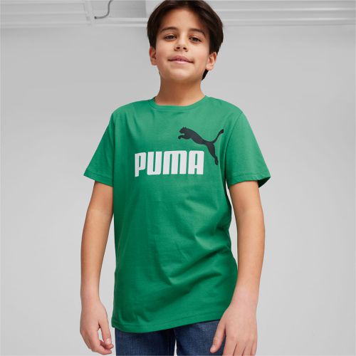 Camiseta Essentials+ Logo Bicolor Juvenil - PUMA - Modalova
