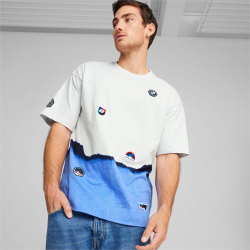 BMW M Motorsport Garage Crew T-Shirt, Mit Abstract Muster, , Größe: L, Kleidung - PUMA - Modalova