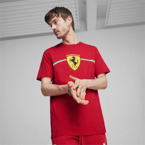 Camiseta Scuderia Ferrari Race Big Shield Motorsport Heritage Para Hombre - PUMA - Modalova
