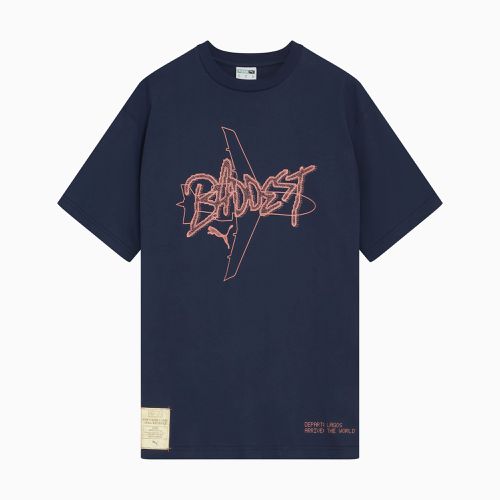 X Davido Baddest T-Shirt Men, Dark Blue, size 3XL - PUMA - Modalova