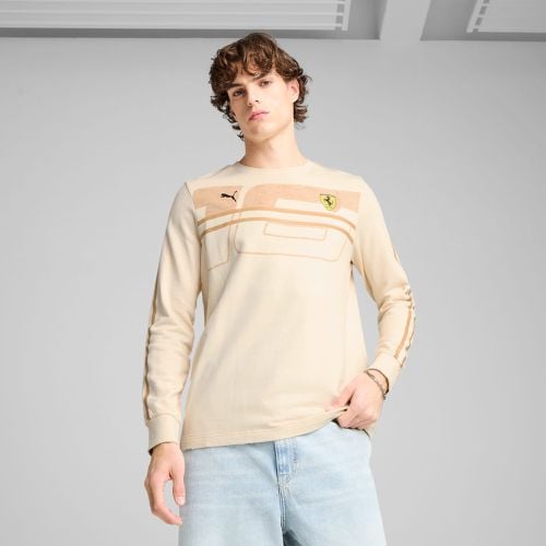 Scuderia Ferrari Desert Sun Crewneck Herren, , Größe: L, Kleidung - PUMA - Modalova