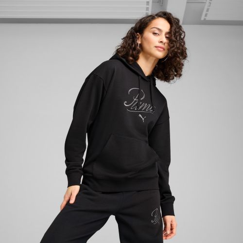 ESS SCRIPT Comfort Hoodie Damen, , Größe: L, Kleidung - PUMA - Modalova