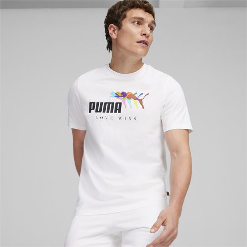Ess+ Love Wins Men's T-Shirt, , size Large - PUMA - Modalova