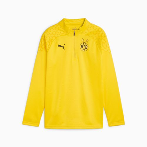 Borussia Dortmund Football Youth Quarter-Zip Training Top Shirt, /, size 13-14 Youth - PUMA - Modalova