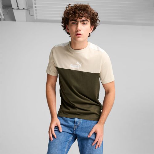 Camiseta Essentials+ Block Para Hombre - PUMA - Modalova