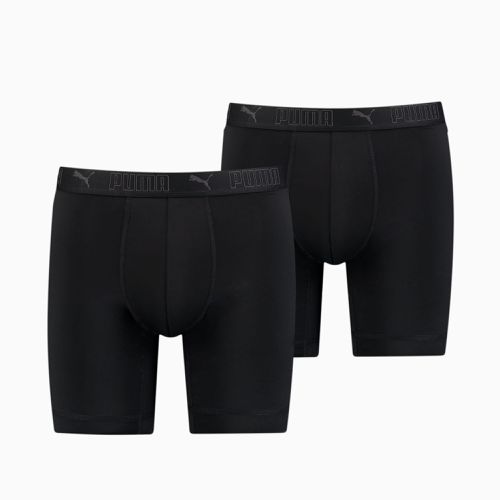 Sport lange Mikrofaser-Herren-Boxershorts 2er-Pack, , Größe: L, Kleidung - PUMA - Modalova