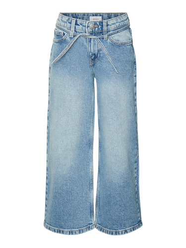 Vmflora Mid Rise Wide Fit Jeans - Vero Moda - Modalova