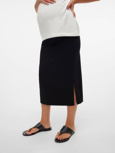 High Waist Midi Skirt - MAMA.LICIOUS - Modalova