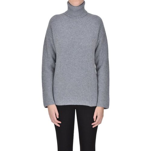 Pullover dolcevita in cashmere a costine - P.A.R.O.S.H. - Modalova