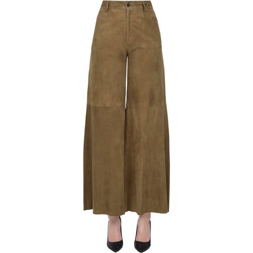 Pantaloni in suede - La Reveuse - Modalova