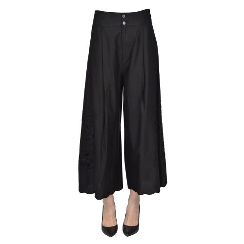 Pantaloni cropped gamba larga - PDR Phisique Du Role - Modalova