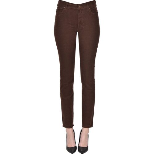 Pantaloni Roxanne in velluto - 7 For All Mankind - Modalova