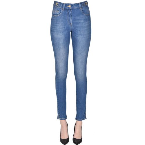 Jeans slim con dettagli in metallo - Simona Corsellini - Modalova