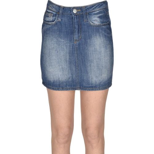 Mini gonna in denim - Shaft - Modalova