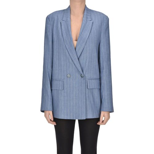 Blazer doppiopetto gessato - Kontatto - Modalova