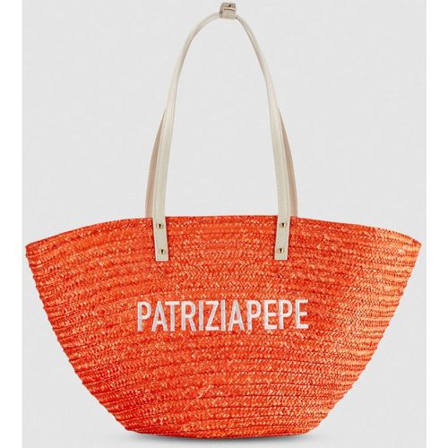 Große Shopping-Bag aus geflochtenem Stroh - PATRIZIA PEPE - Modalova