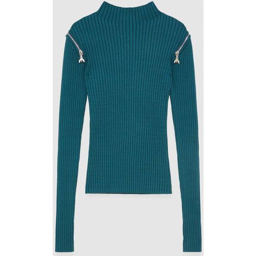 Rippstrickpullover Slim-Fit Essential - PATRIZIA PEPE - Modalova