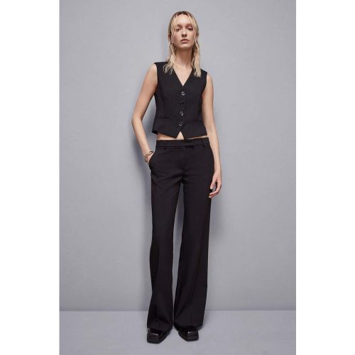 Low-waist Hose aus Twill - PATRIZIA PEPE - Modalova