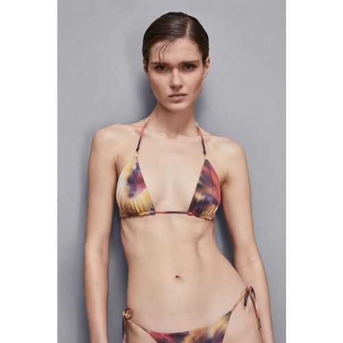 Top bikini slim fit con stampa - PATRIZIA PEPE - Modalova