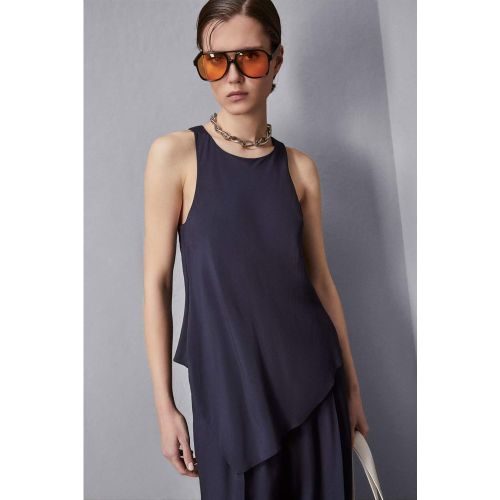Top asimmetrico in viscosa Essential - PATRIZIA PEPE - Modalova