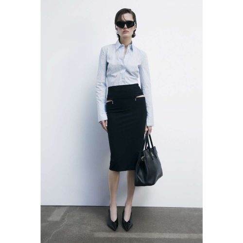 Camicia body a manica lunga a righe - PATRIZIA PEPE - Modalova